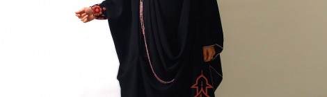 Abaya khaliji d’inspiration indienne